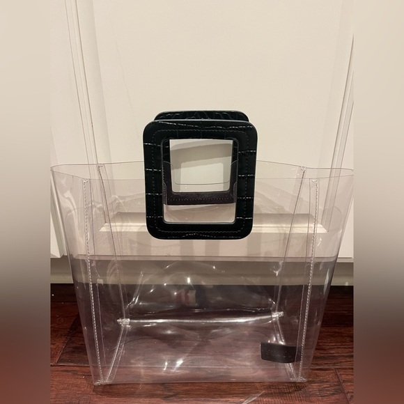 STAUD Shirley PVC Tote Bag ⭐️missing insert - Picture 2 of 15